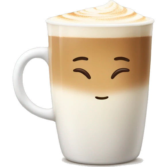 Chai latte cute emoji
