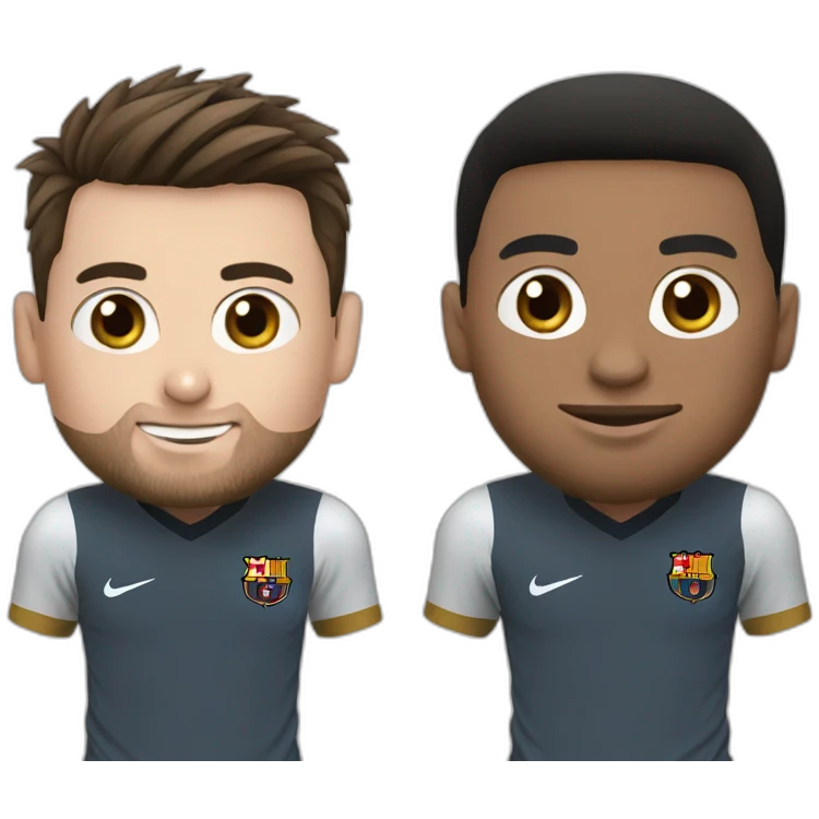 Messi et Ronaldo emoji