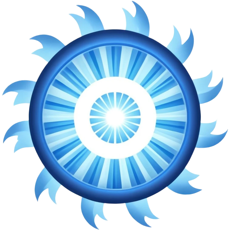 blue shockwave emoji