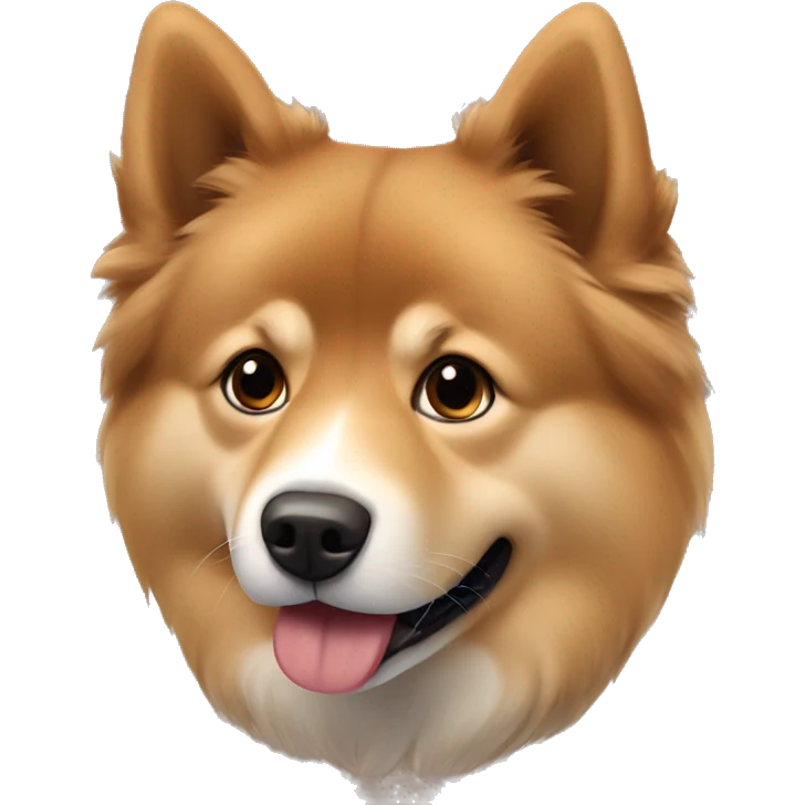 Finnish-lapphund brown emoji