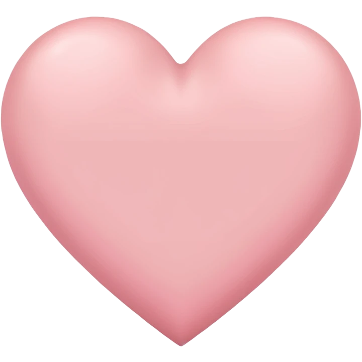 Light pink heart emoji