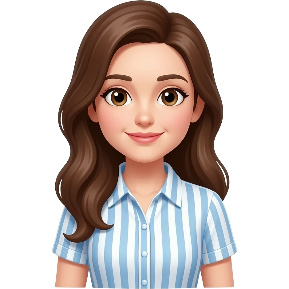 A woman's cute short-sleeved blouse emoji