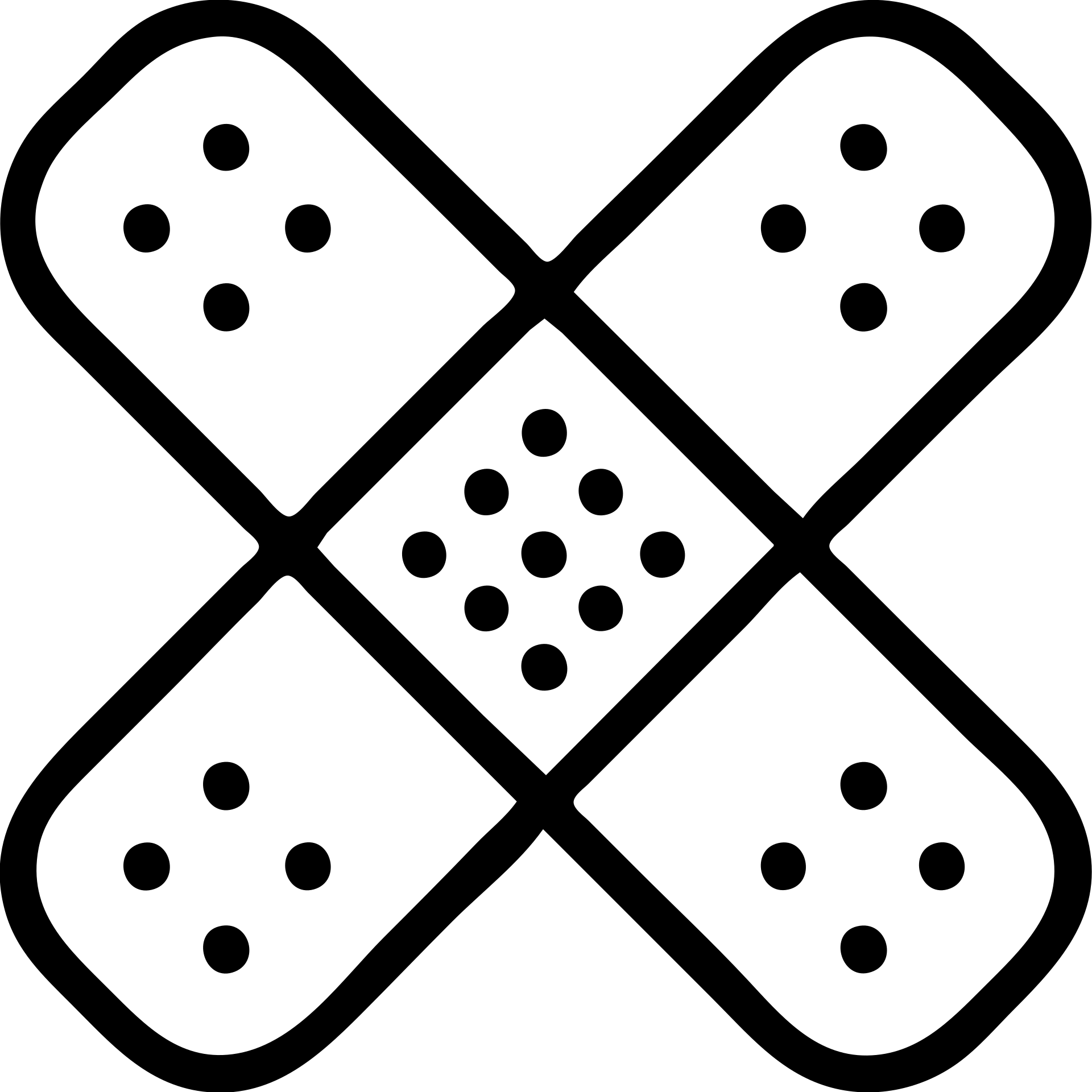 criss-cross plaster, simple, clear, icon-like emoji