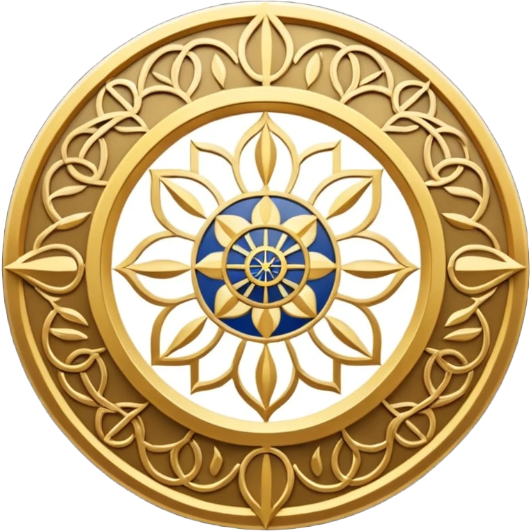 Light & Code Roundtable Bahai no people, just symbols. should have 9 points emoji