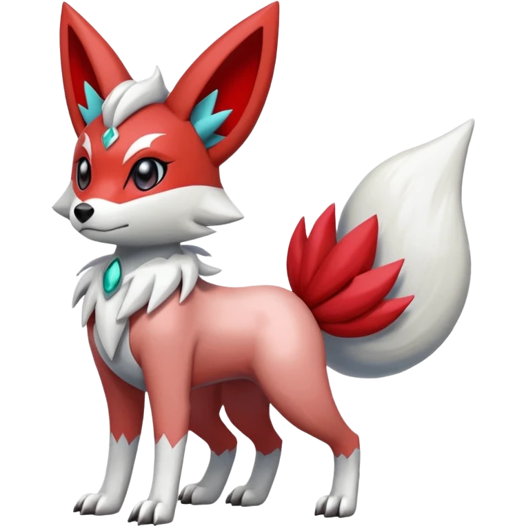 Meloetta-Lycanroc-Zangoose-Pokémon-Fakémon-fusion-hybrid-creature emoji
