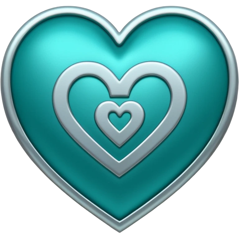 Teal heart with several dollar signs emoji