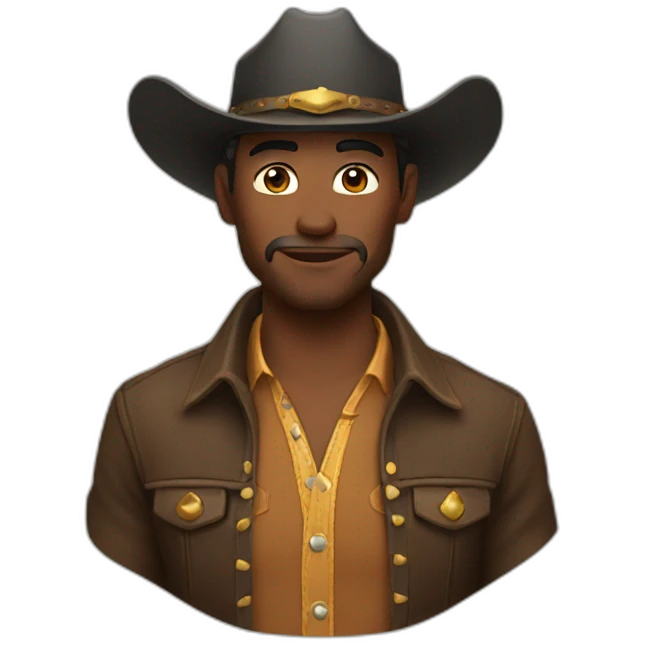 Human cowboy emoji