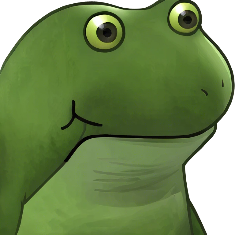 pink frog emoji