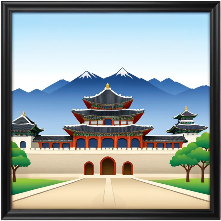 South Korea 
Gyeongbokgung Palace castle emoji