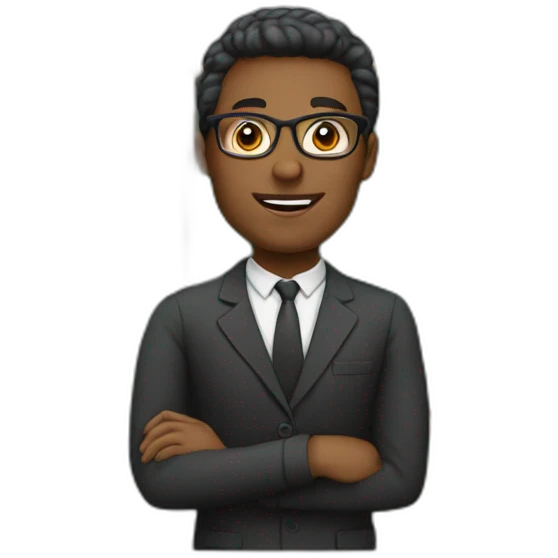 teacher with blackboard emoji