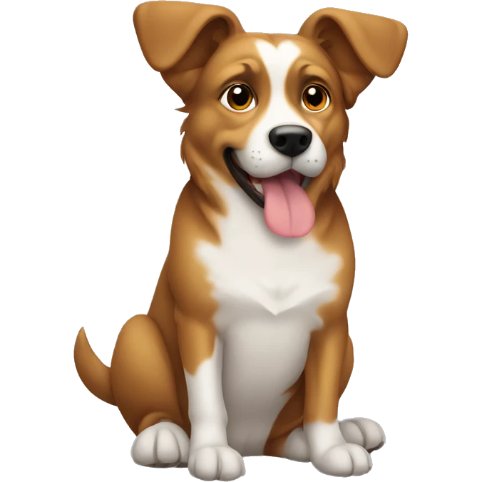 Dog siting emoji