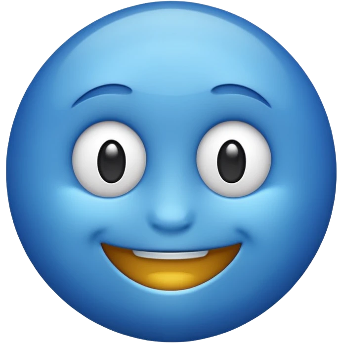 Blue emoji emoji