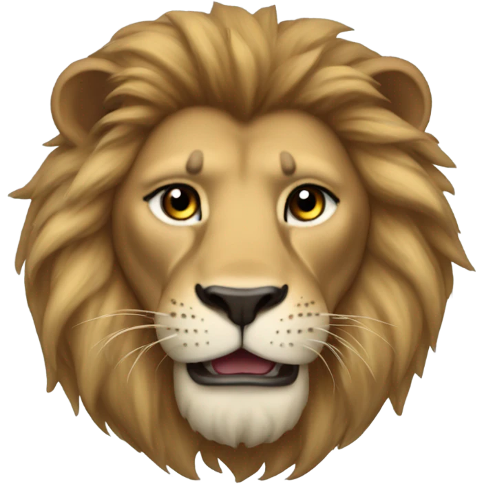 Create me a emoji of a lion emoji