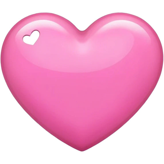 Pink heart  emoji