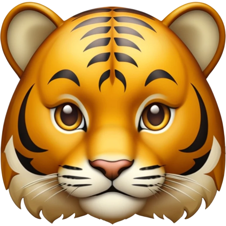 Generate a bold, playful emoji-style icon of a tiger eye with a subtle sparkle or glint, symbolizing sharp observation and quick, witty reactions. The eye should feel intense 




 emoji