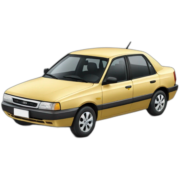 Kia pride (sedan) car emoji