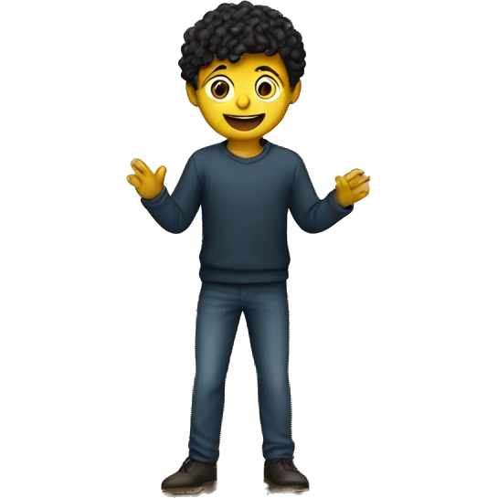boy in the theatre, on stage emoji