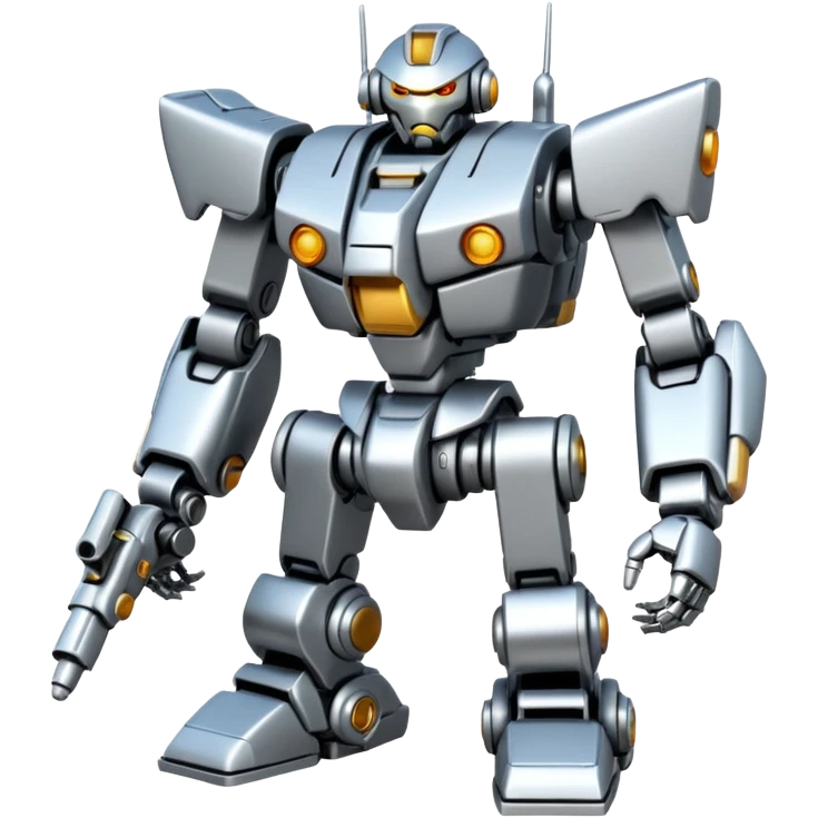 A Japanese mech emoji