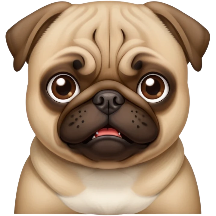 pug saying fuck you  emoji