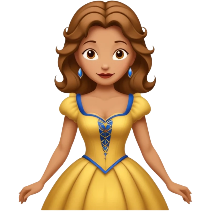 A middle-aged lady character from the fairy tale Beauty and the Beast — she was turned into a wardrobe and is around 40 years old. Based on the wardrobe’s original form, she has an anthropomorphic face. emoji