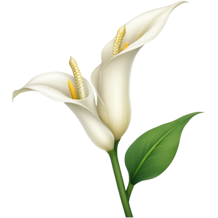 white calla emoji