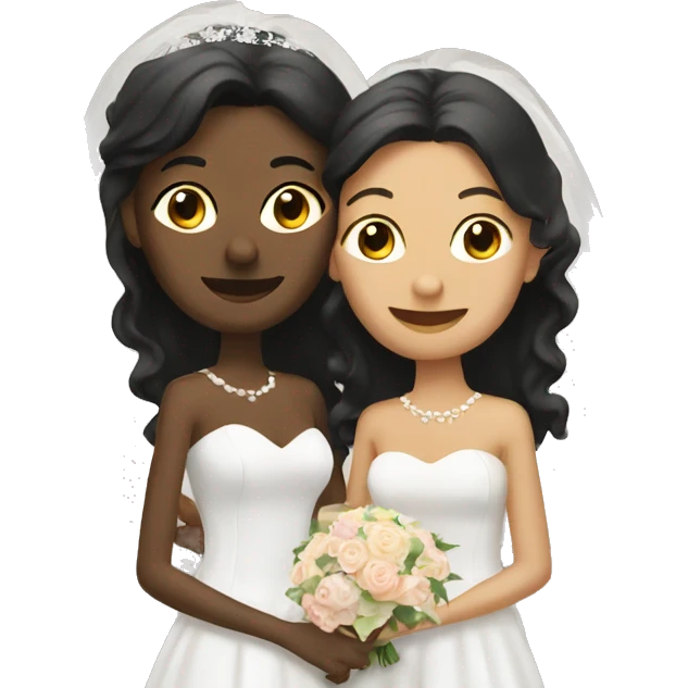 lesbian wedding emoji