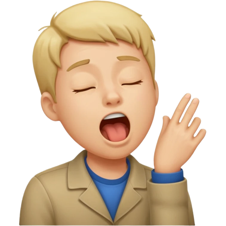 People Yawning without Hand emoji