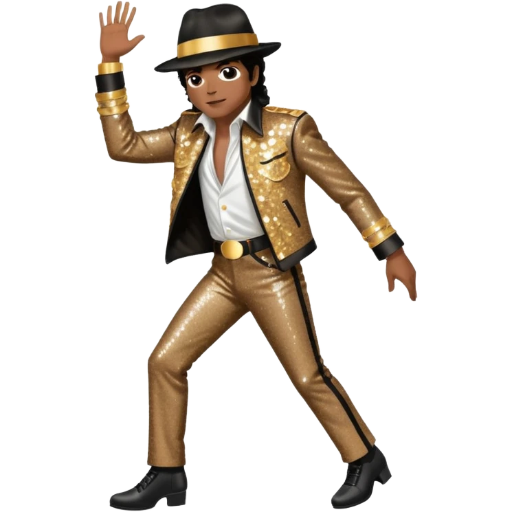 Micheal Jackson moonwalking emoji