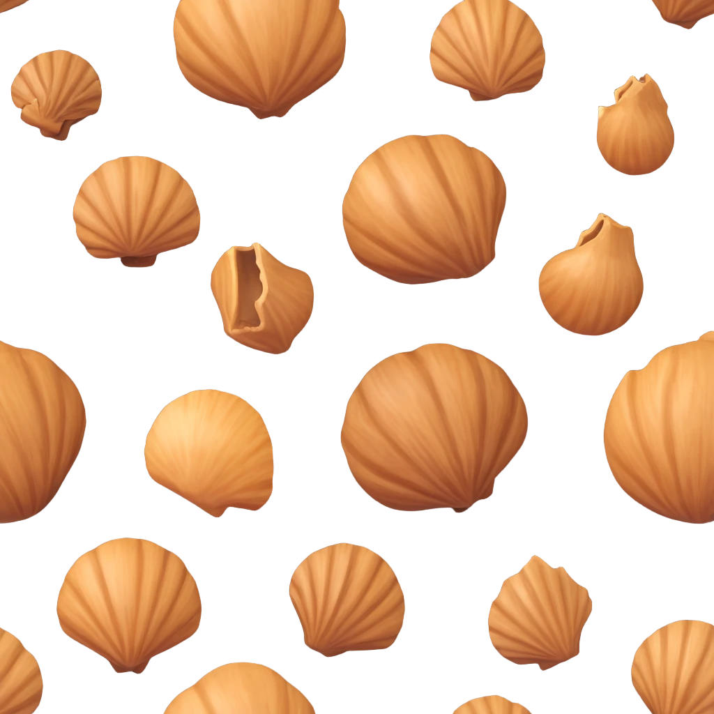 cracked walnut with shell emoji