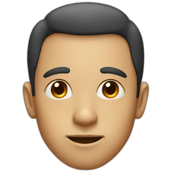 Person with oversized nose and ears emoji