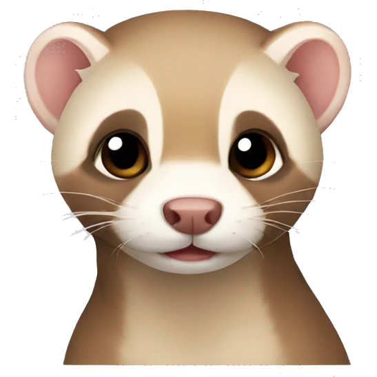light brown ferret emoji