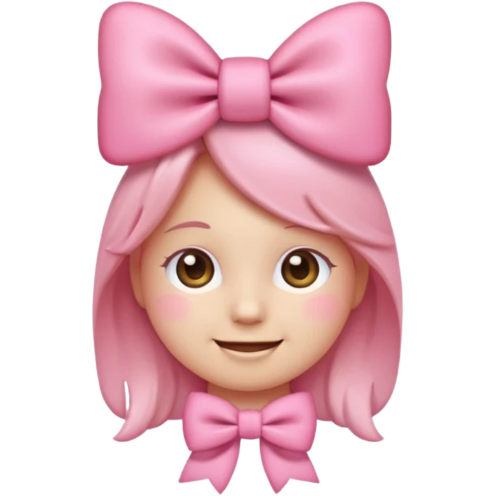 Pink preppy emoji  emoji