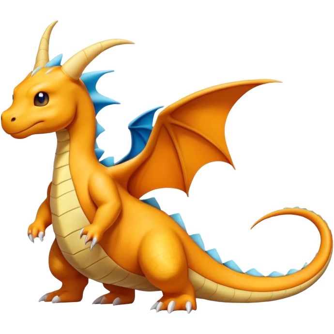 Dragonite (full body) emoji