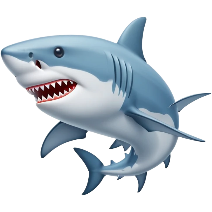 Un requin avec des chaussures Nike  emoji