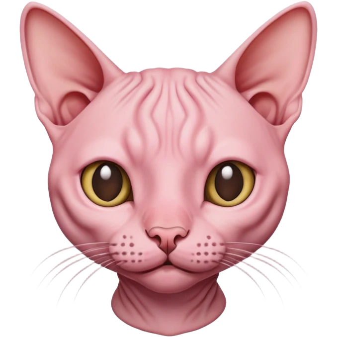 Hairless cat emoji