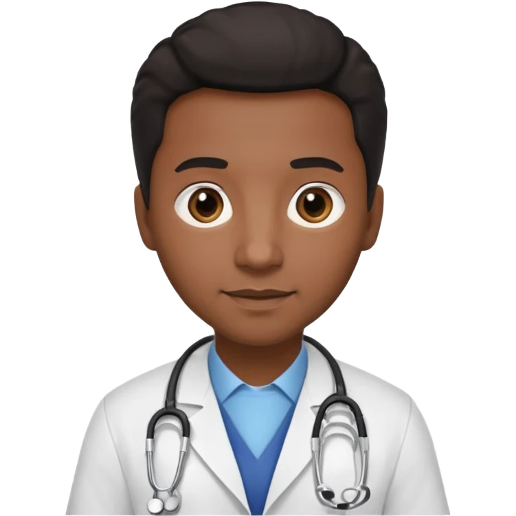 doktor zenci emoji