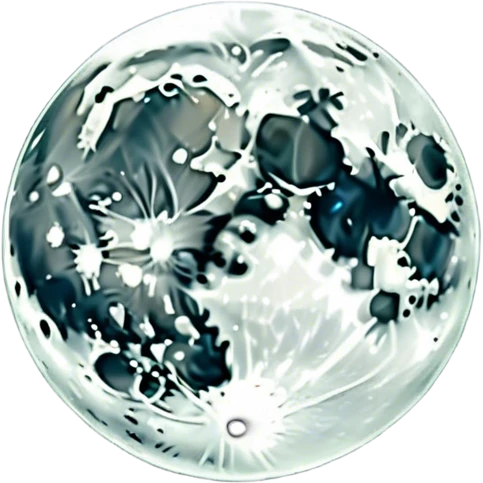 neon outline moon emoji