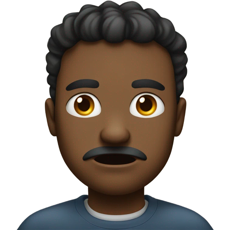 Stressed emoji