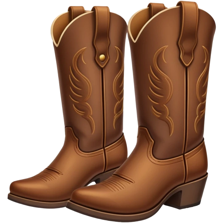 two cowboy boots  emoji