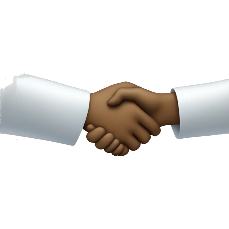 Doctor-robot handshake emoji