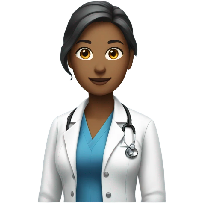 Woman doctor emoji