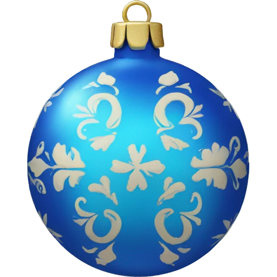 blue ornament  emoji