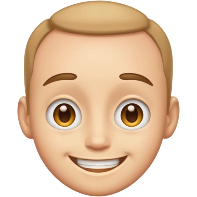 Give me a emoji character with a huge forehead emoji