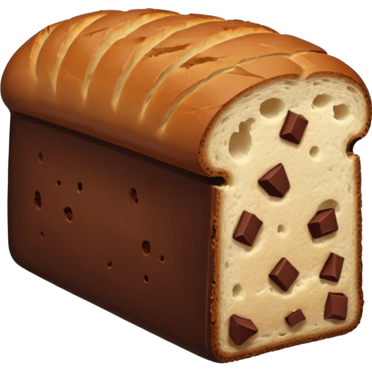 Bread and chocolate emoji
