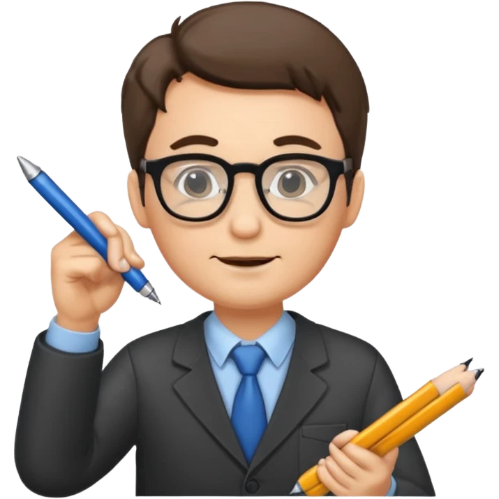 Sticker “men teacher planning day” emoji