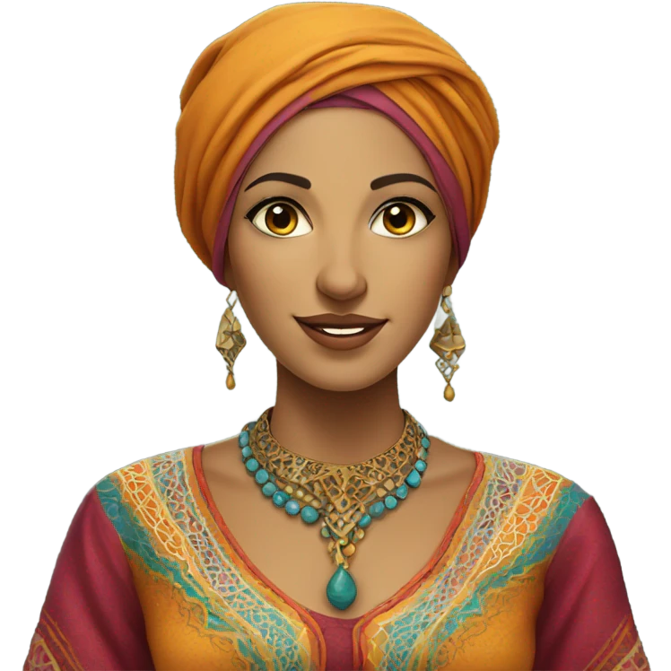 Beautiful maroccan emoji