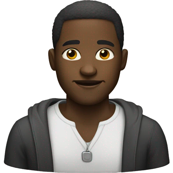 Black man emoji