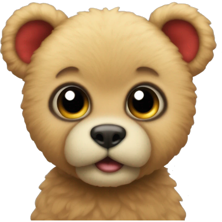 Osito con moño emoji