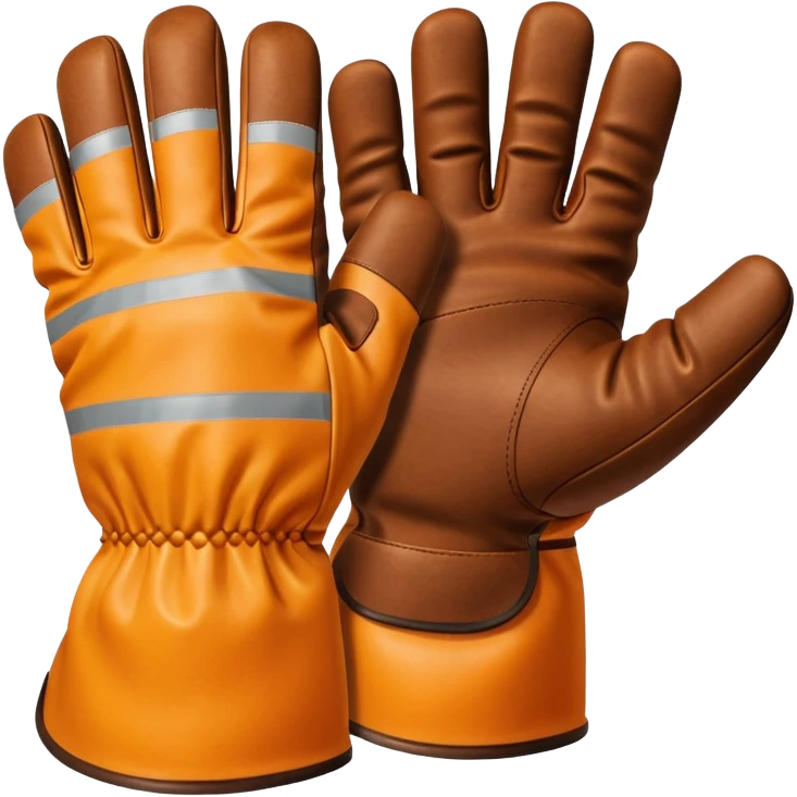 construction gloves 5 fingers emoji