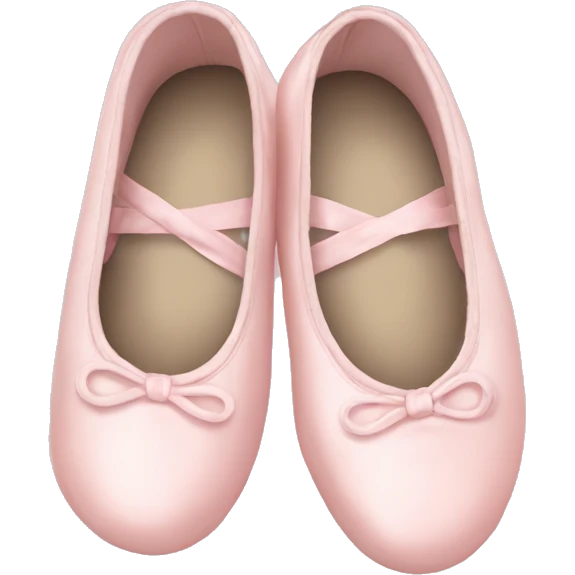 Pale pink ballet shoes emoji